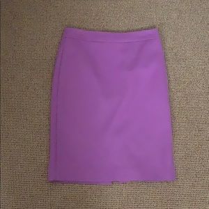 J crew hot pink wool pencil skirt